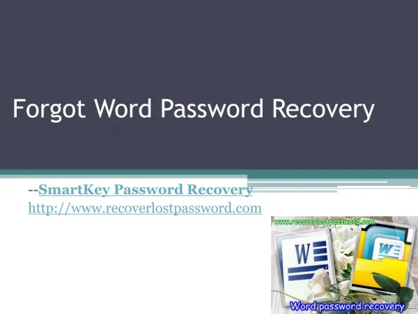 forgot word password