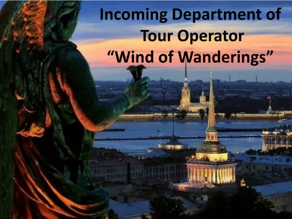Saint-Petersburg travel presentation by wind of tavelling