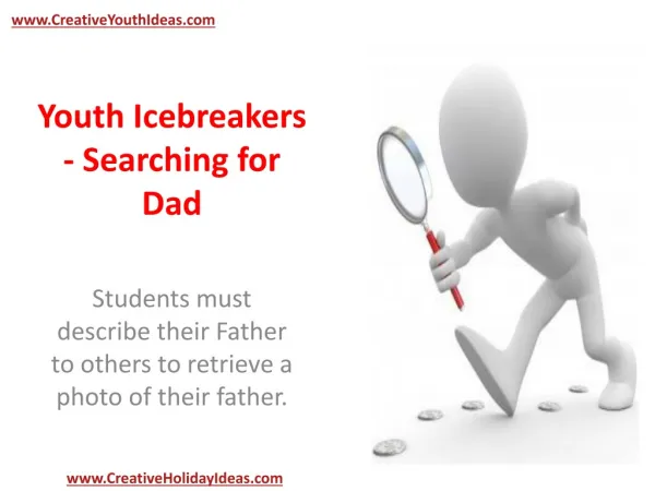 Youth Icebreakers - Searching for Dad