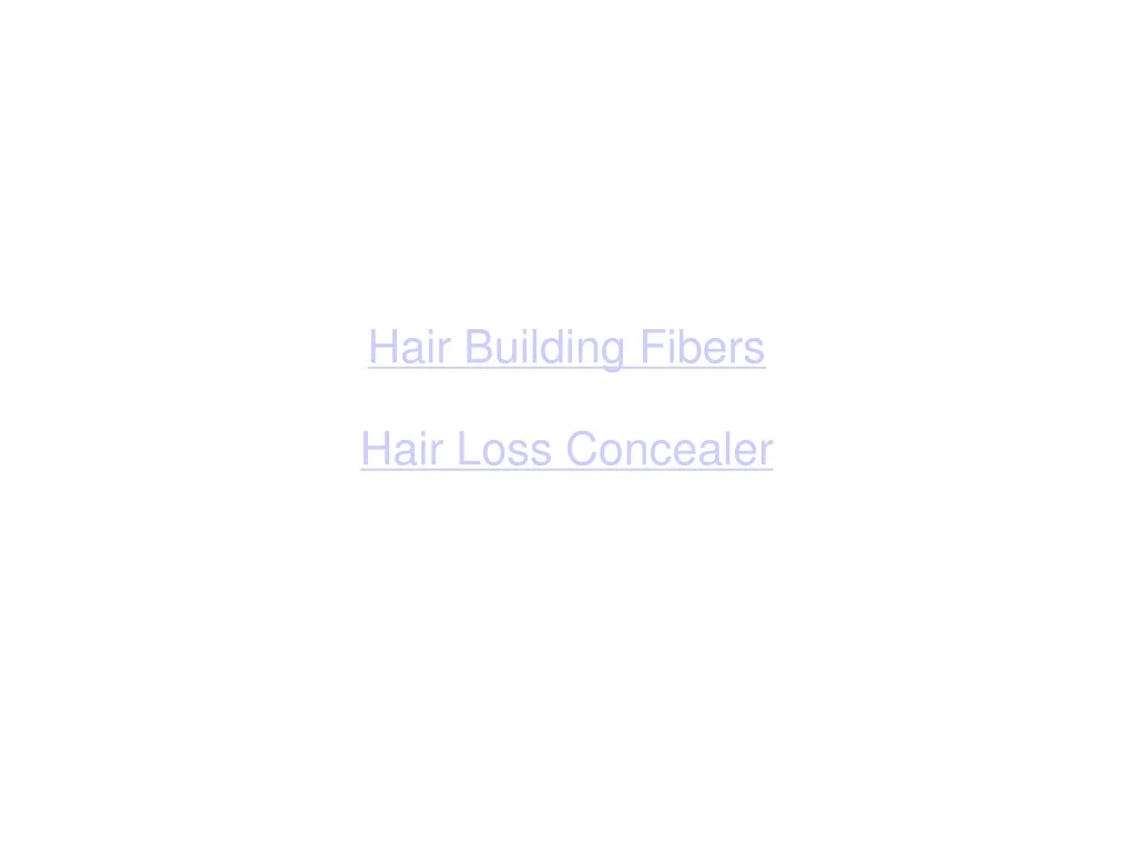 hair building fibers hair loss concealer