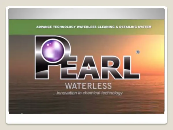Pearl Waterless is the Top Waterless Detailing Solution