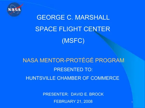 Marshall Space Flight Center