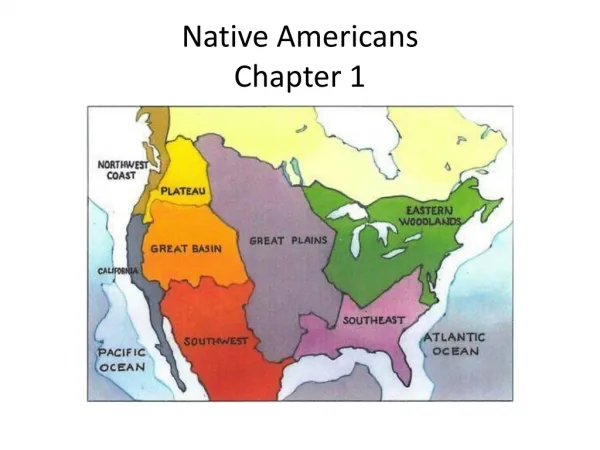 Native Americans Chapter 1