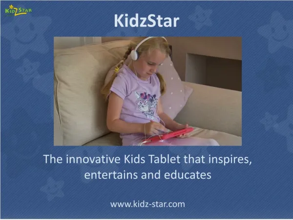 Kids tablet from Kidzstar