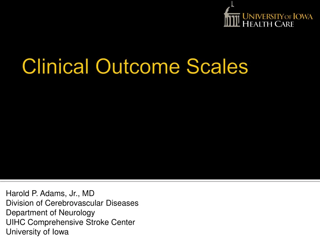 clinical outcome scales