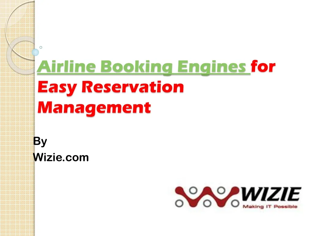 airline booking engines for easy reservation management