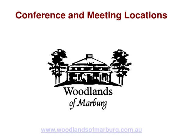Conference and Meeting Locations