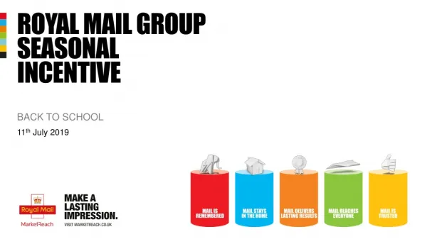 Royal mail group seasonal incentive