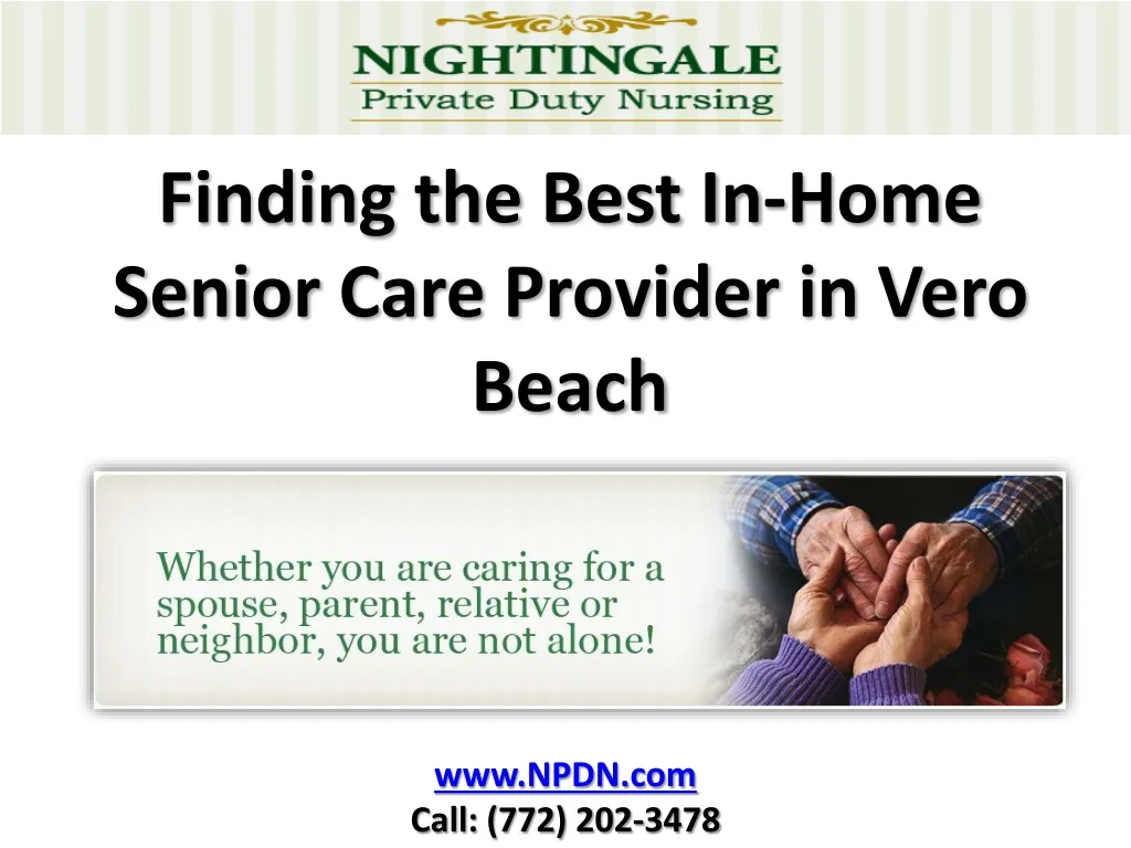 finding the best in home senior care provider