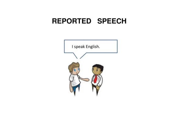 I speak English.