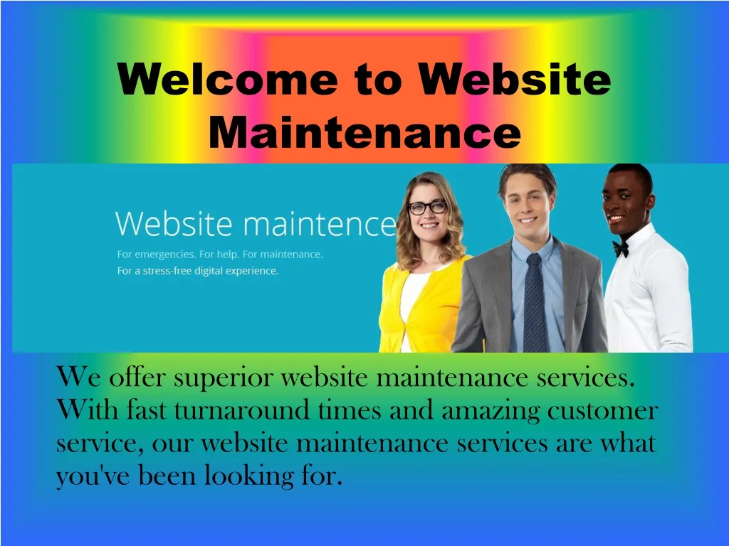 welcome to website maintenance