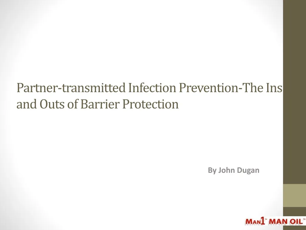 partner transmitted infection prevention the ins and outs of barrier protection