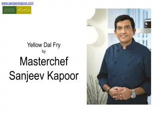 Vegetarian Recipe by Master Chef Sanjeev Kapoor