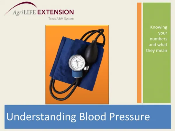 Understanding Blood Pressure