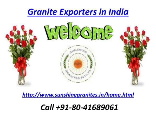 Granite Exporters in India