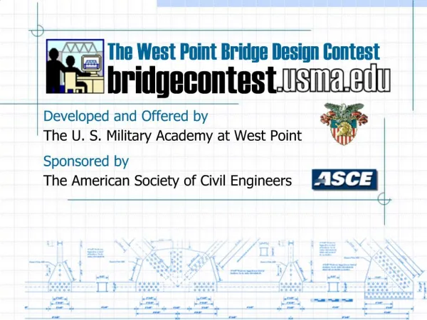 The West Point Bridge Design Contest