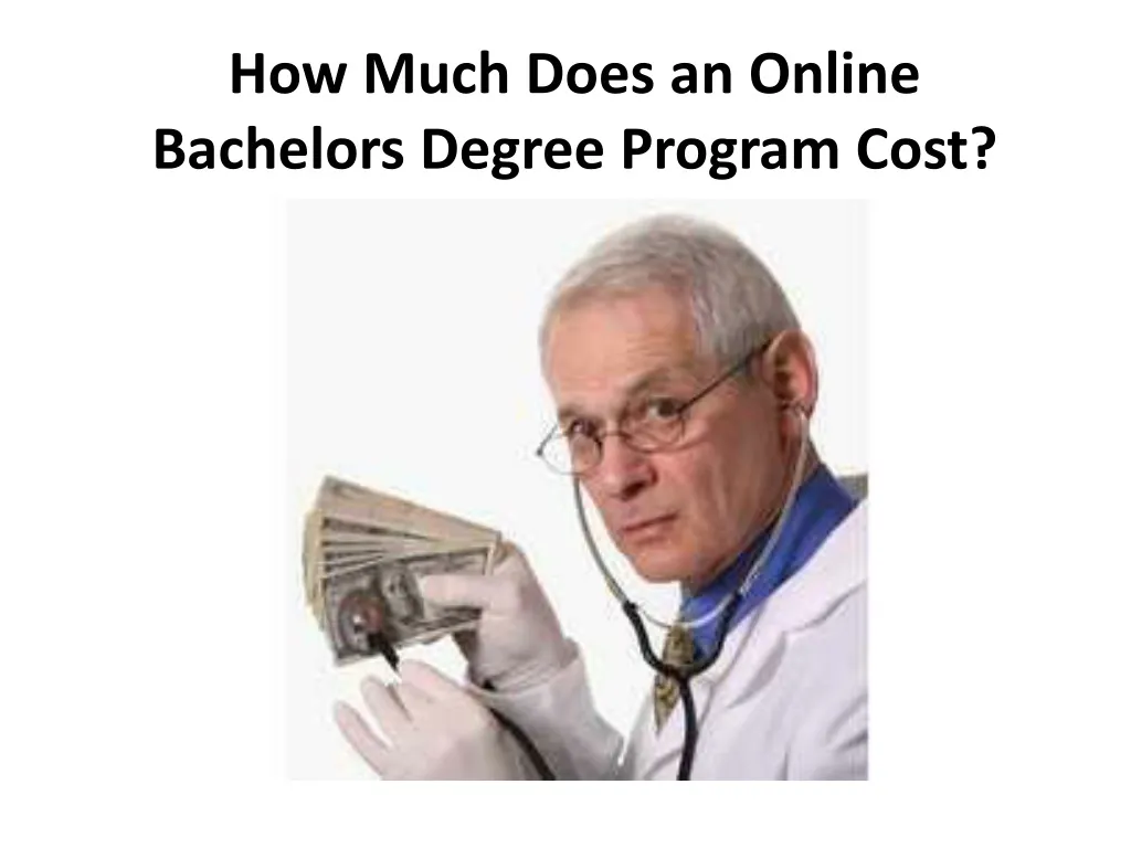 how much does an online bachelors degree program cost