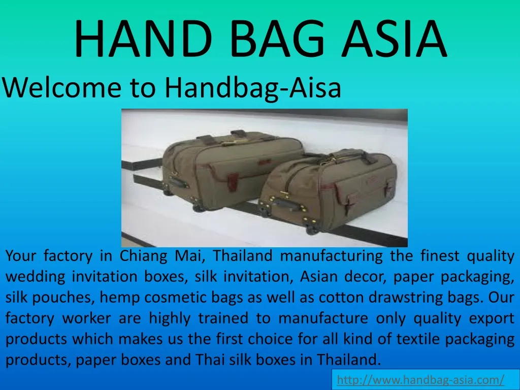 hand bag asia