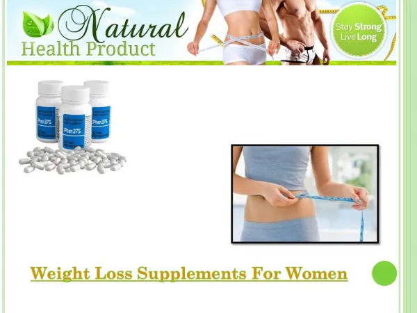 Weight Loss Supplements For Women