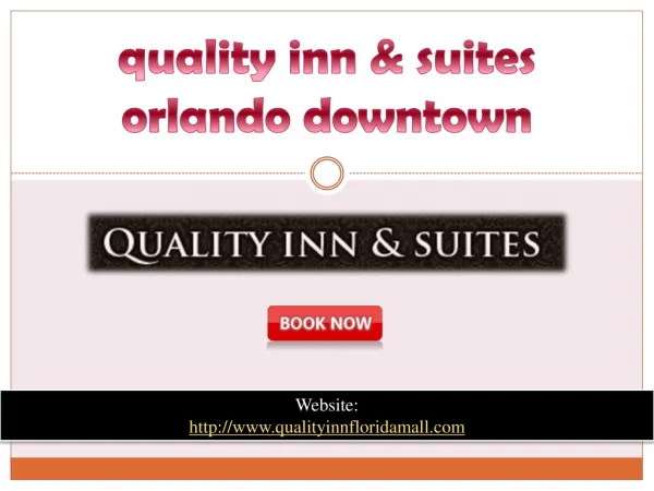 quality inn & suites orlando downtown