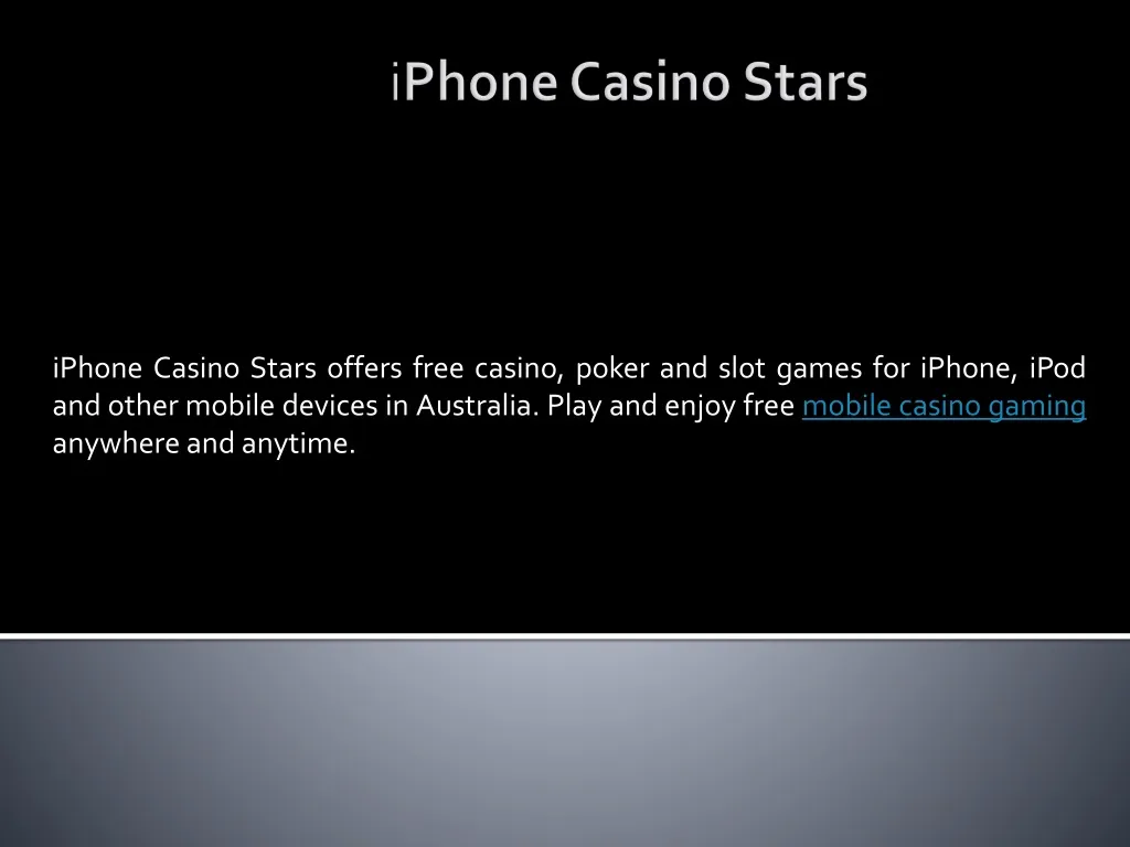 i phone casino stars