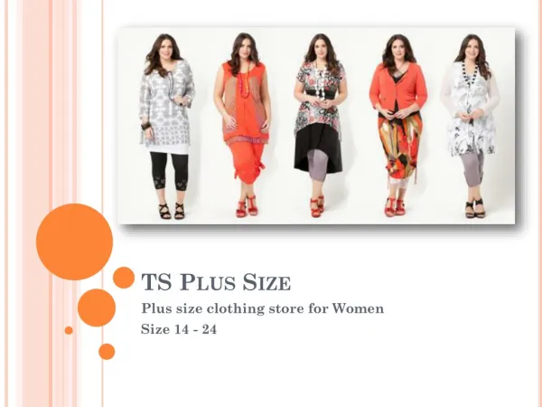 Plus Size Women Clothing Store