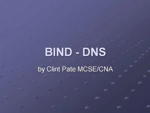BIND - DNS
