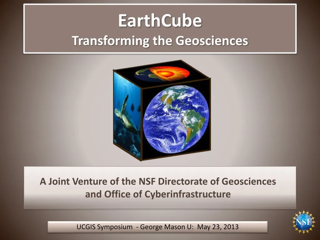 earthcube transforming the geosciences