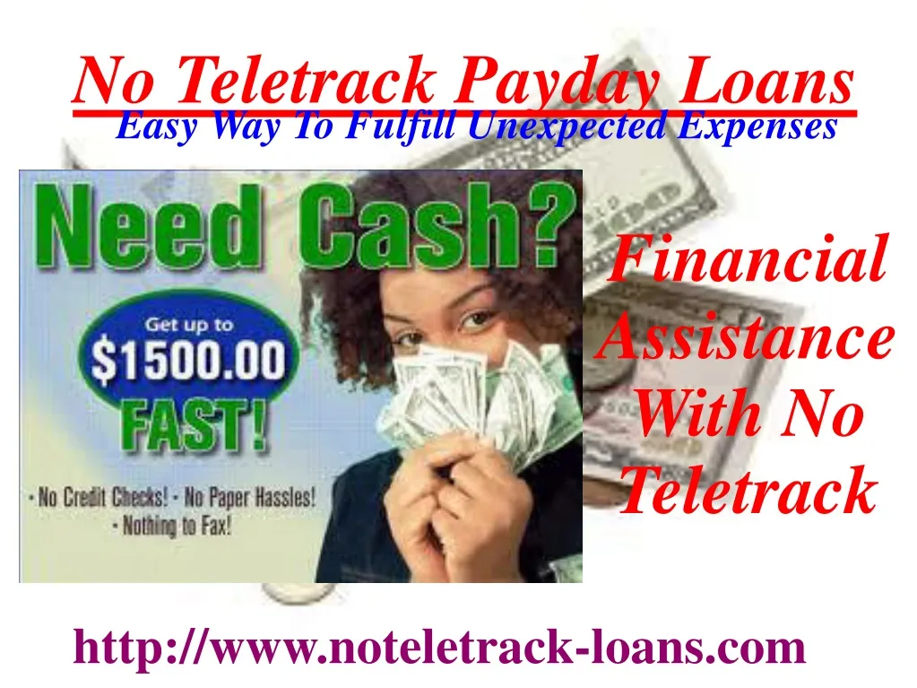 no teletrack payday loans