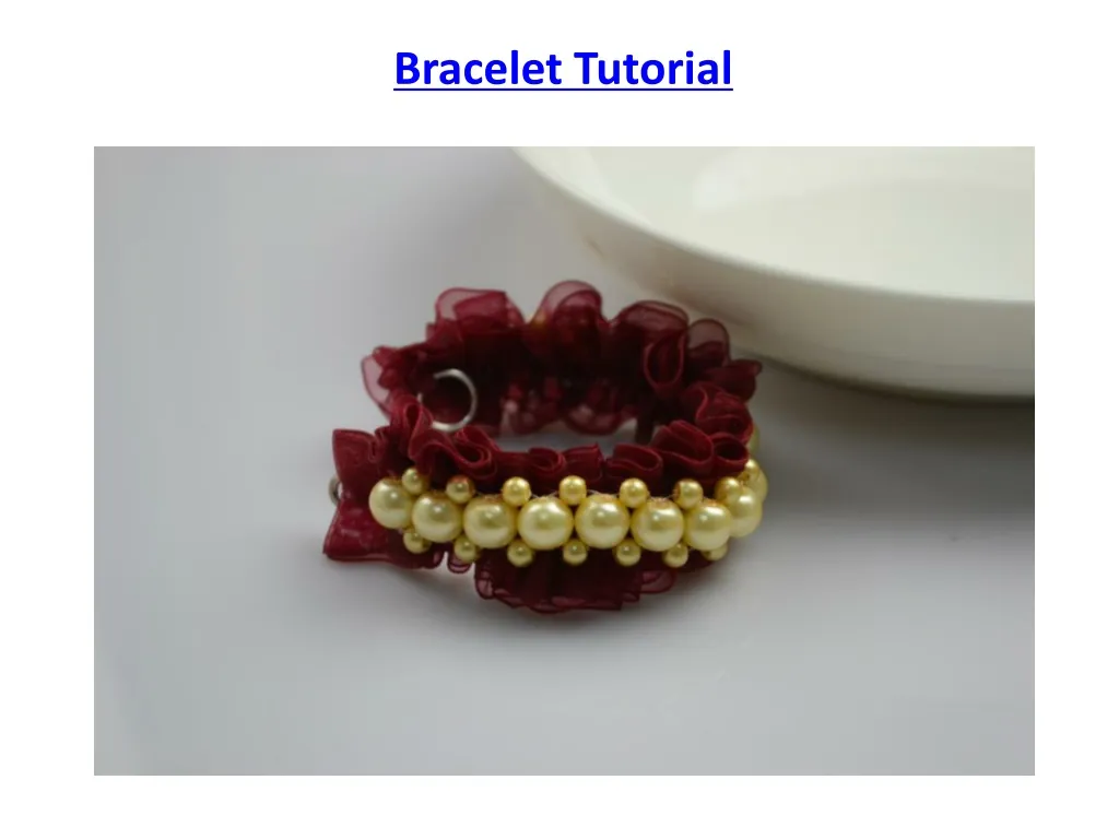 bracelet tutorial