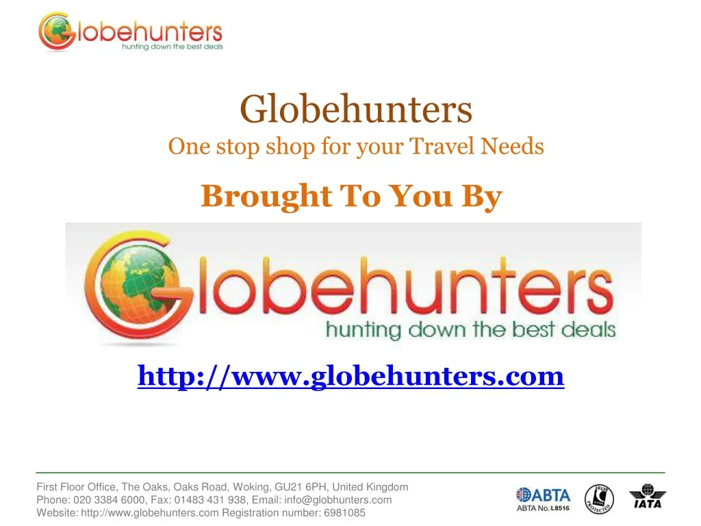 globehunters one stop shop for your travel needs