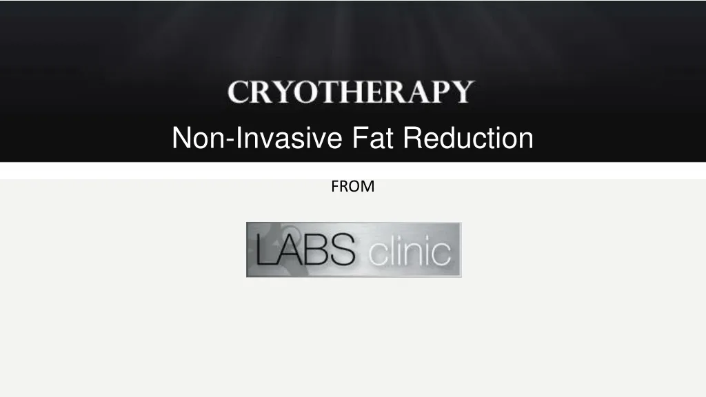 non invasive fat reduction