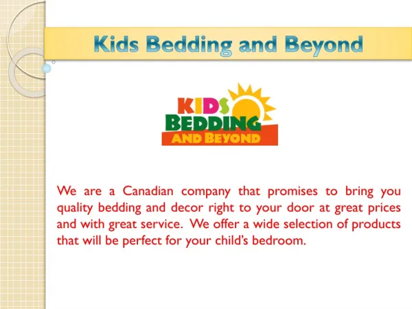 Kids Bedding And Beyond