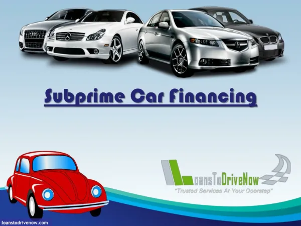 Getting Qualified For Subprime Auto Loans