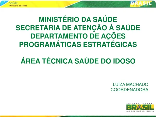 Osteoporose - ÁREA TÉCNICA SAÚDE DO IDOSO