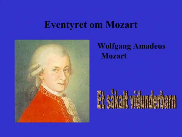 Eventyret om Mozart