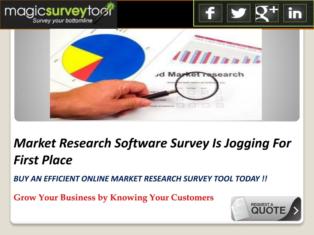 market research software survey is jogging