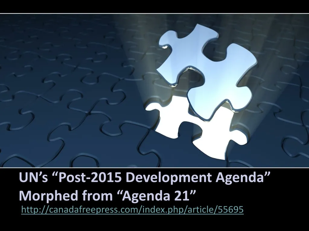 un s post 2015 development agenda morphed from agenda 21