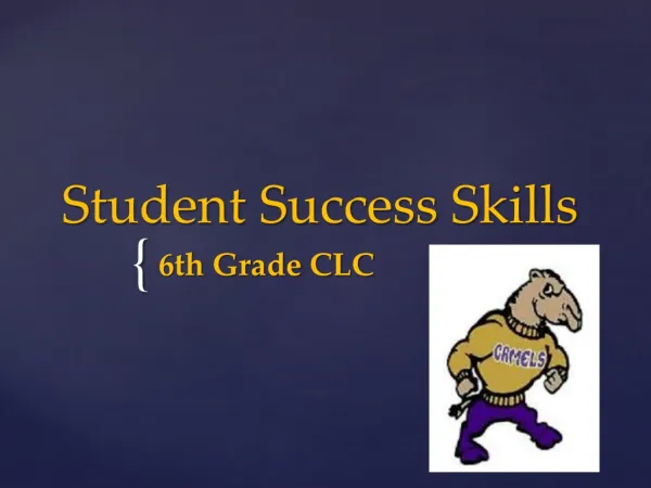 Student Success Skills