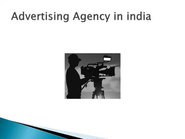 Advertising Agency in india