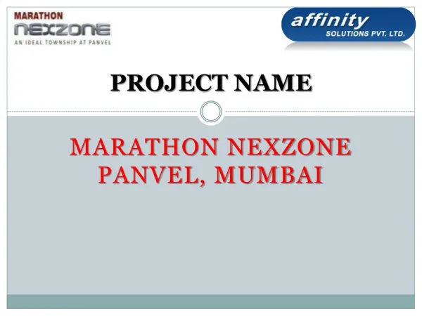 Marathon Nexzone Panvel@09999684166