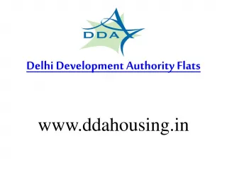 DDA Housing Scheme - slide 1