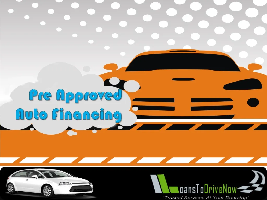 pre approved auto financing