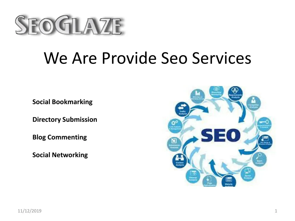 we are provide seo services