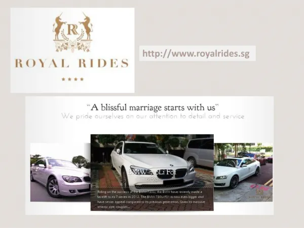 Car Rental for Wedding