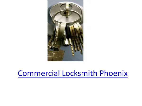 Commercial Locksmith Phoenix