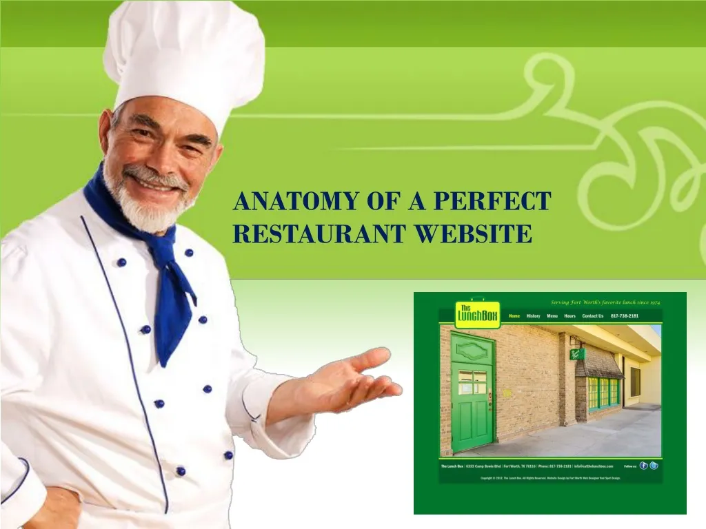 anatomy of a perfect restaurant website