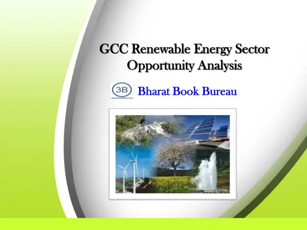 GCC Renewable Energy Sector Opportunity Analysis