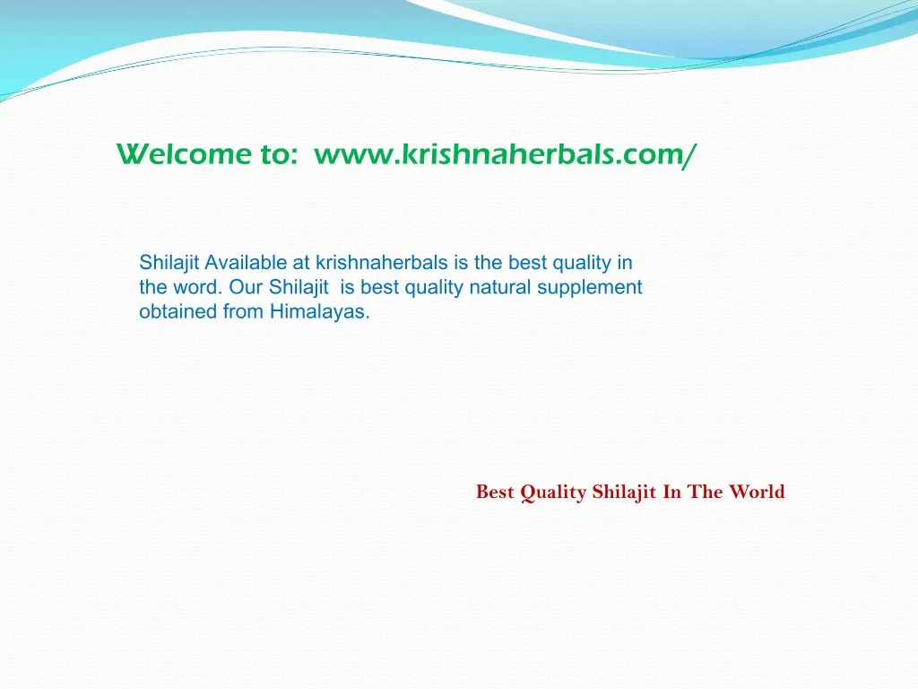 welcome to www krishnaherbals com