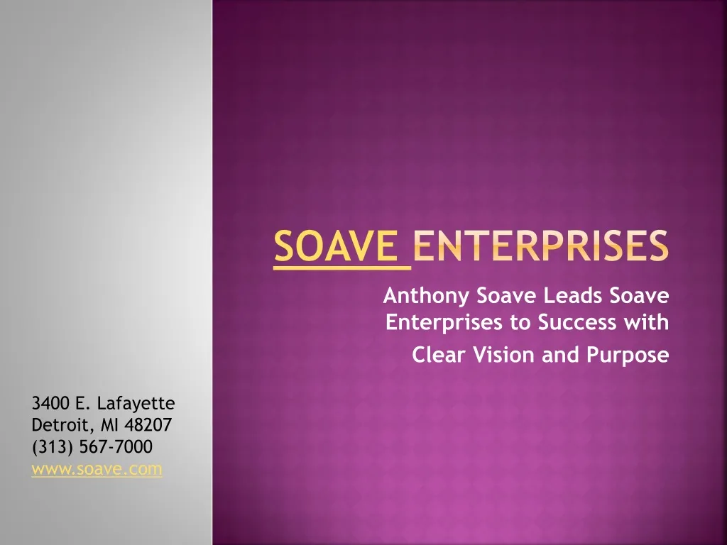 soave enterprises